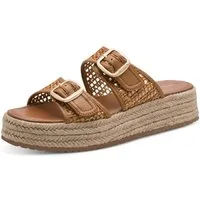 Tamaris Pantolette Plateau, Sommerschuh, Schlüpfschuh mit sommerlicher Lochung