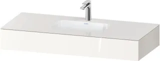 Duravit Qatego Einbauwaschtisch mit Konsole Weiß Hochglanz 1200x550x170 mm - QA4692022220000 QA4692022220000