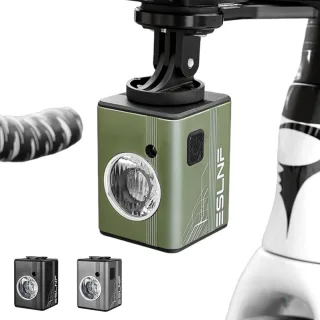 ESLNF 2500LM Smart Light Sensing Bicycle Headlight Type-C Charging Aluminum Alloy Bike Front Light for MTB Road Bike Nig
