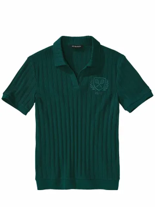 Mey & Edlich Herren Gründerzeit-Polo Grün 100 % Baumwolle
