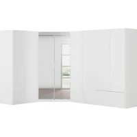 rauch Schrank-Set Kleiderschrank Schrank Garderobe Wäscheschrank COSTA Größe 208x298 cm, (Set, 3-St., in 3 Ausstattungen BASIC/CLASSIC/PREMIUM), viel Platz, grifflose Front und Push-to-Open Funktion MADE IN GERMANY