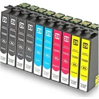 Kompatibel Epson Erdbeere, 29XL, C13T29964010, T2996 Multipack 10-Farb Tintenpatrone (Spar-Set, für Epson Expression Home XP-335 und weitere)