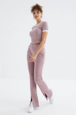 Damen Relaxed Straight-Leg Sweatpants