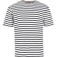 modAS Rundhalsshirt 26007 Herren T-Shirt Streifen - Bretonisches Streifenshirt Maritim Baumwolle