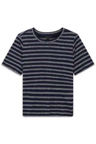 bugatti - Damen T-shirt marine - Gr. - L