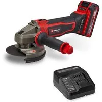 Einhell Akku-Winkelschleifer TE-AG 18/125-2 Li, (Set), inkl. 4,0 Ah Akku und Ladegerät