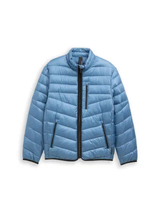 Tom Tailor - Lightweight Steppjacke mit Stehkragen marine blue - Gr. - XXXL