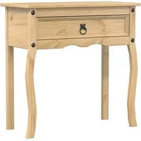 vidaXL Beistelltisch Konsolentisch Corona 73x35x73 cm Massivholz Kiefer (1-St)