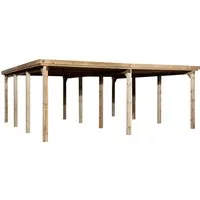 weka Doppelcarport 618 Gr.2, BxT: 603x612 cm, 215 cm Einfahrtshöhe