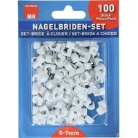 Max Hauri AG Kabelverbinder-Sortiment Max Hauri 135537 Nagelschellen-Sortiment 135537 1 Set, 135537
