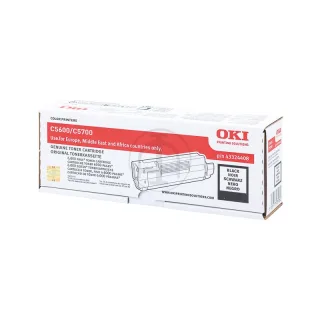 Original 43324408 OKI C5xxx Toner black 6000