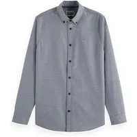 Scotch & Soda Langarmhemd Seasonal core - Solid regular-fit