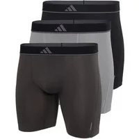 adidas Sportswear Boxer Active Micro Flex (3er Pack) Logo-Bund, elastisch, Mikrofaser, ohne Eingriff