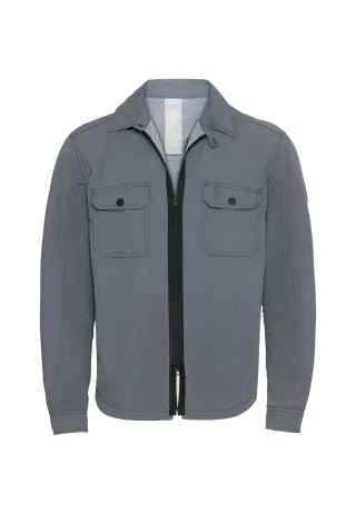CALAMAR - Calamar Baumwoll Overshirt blau - Gr. - 50