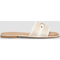 s.Oliver Sandalen Sandale Slides mit Flecht-Design