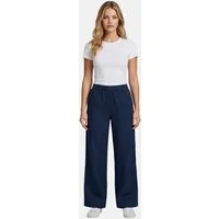 U.S. Polo Assn. Leinenhose USMoolly Damen - Sommerhose luftig mit elastischem Bund Leichte Hose aus Leinenmix mit Taschen und Komfortbund