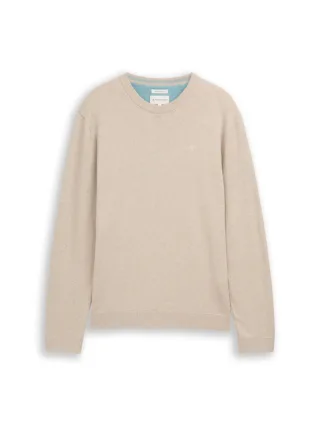 Tom Tailor - Pullover beige - Gr. - XL