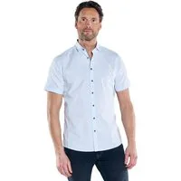 Engbers Kurzarmhemd Herren Kurzarm-Hemd "My Favorite", Hellblau