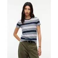 Tommy Jeans Rundhalsshirt TJW REG ESS JERSEY SS TEE EXT Baumwolle