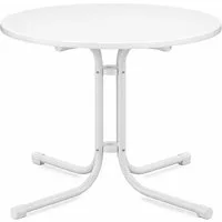 Beautissu Bistrotisch Bistrotisch Bistroni WP Ø70xH70cm Weiß, Campingtisch Partytisch Esstisch Gastro Bistroni