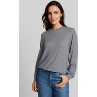 TOM TAILOR Langarmshirt T-Shirt (im Einserpack) Cosy Langarmshirt mit Muster