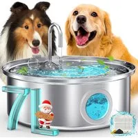 Purpurra Trinkbrunnen oneisall Trinkbrunnen für Katzen und Hunde 7 L/ Filter