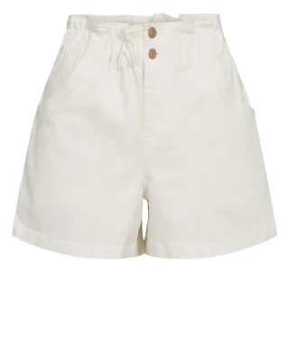 Nümph - Lässige Paperbag-Shorts - Nululu weiß - Gr. - 34