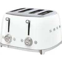 Smeg Toaster TSF03WHEU, 4 kurze Schlitze, 3000 W