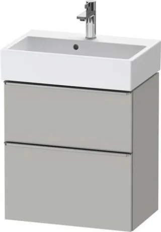 Duravit D-Neo Waschtischunterbau wandhängend Betongrau Matt 584x372x625 mm - DE4329070070000 DE4329070070000