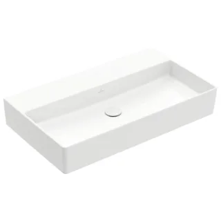 Villeroy & Boch Memento 2.0 Waschtisch 4A228301 80 x 47 cm, weiß alpin, ohne Hahnloch, ohne Überlauf