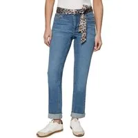 Zero Slim-fit-Jeans Damen mit Leo-Gürtel Style Orlando 28 Inch