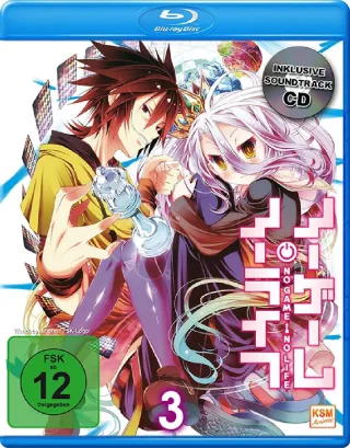 No Game No Life - Episode 09-12  & Soundtrack CD Vol.3 [Limited Edition](Blu-ray) (2-Disc-Set)