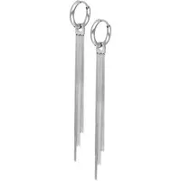 Wildcat Paar Ohrhänger Little Snakechain Hoops - Silber, Chirurgenstahl 316L - wasserfest, langlebig, hautverträglich
