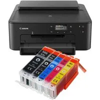 Canon Canon Pixma TS705a Tintenstrahldrucker mit 5 kompatiblen XXL Patronen Tintenstrahldrucker