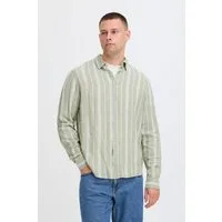 Blend Leinenhemd BHBobby Linen striped Gestreiftes Leinenhemd