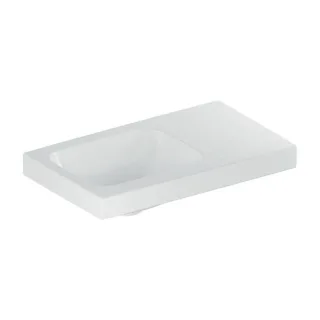 Geberit iCon light Handwaschbecken 501832003 53x31cm, ohne Hahnloch, ohne Überlauf, mit Ablagefläche, weiß