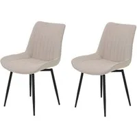 HELA Drehstuhl Vierfußstuhl BERGEN (Set, 2 St), Esszimmerstuhl, XL-Sitzbreite, 360° drehbar