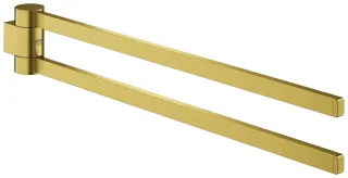 GROHE Handtuchhalter Selection 41063 2-armig schwenkbar cool sunrise geb., 41063GN0 41063GN0