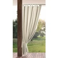 Eurofirany Outdoorvorhang GARDEN, wasserdichter Terrassenvorhang (1 St), Schlaufen, Lichtschutz, Polyester, für Pavillon, Pergola & Balkon, wetterfest, UV-Schutz