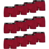 ADAM JEANS Boxershorts Herren Boxershorts aus extra weicher 100% Baumwolle Trunks Men Boxer-1 (12-St., 2er Set, 6er Set, 8er Set, 10er Set, 12er Set) Boxershorts Herren Boxer Shorts Männer Unterhosen Trunks Underwear