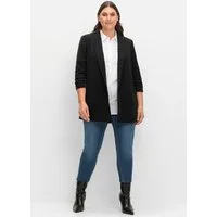 Sheego Blusenblazer Longblazer Langarm