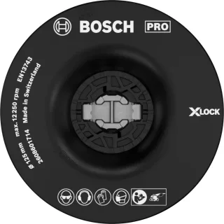 Bosch PRO X-LOCK Stützteller, weich, 115 mm - 2608601714