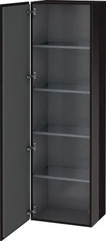 Duravit L-Cube Hochschrank Schwarz Hochglanz 500x363x1760 mm - LC1181L4040 LC1181L4040