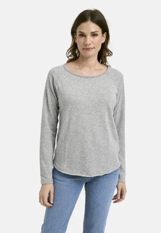 Smith&Soul - basic sweat raglan grey melange - Gr. - XL