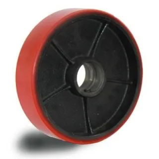 Lenkrad 200x50 mm, Stahl/PU, f?r HanseLifter Hubwagen und Scherenhubwagen
