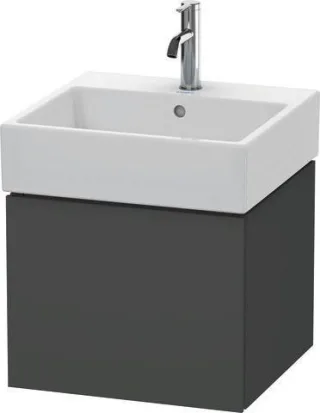 Duravit L-Cube Waschtischunterbau wandhängend Graphit Matt 484x459x394 mm - LC617404949 LC617404949