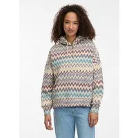 Ragwear Sweatshirt PIRITA PRINT mit Rundhalsausschnitt, aus Baumwolle und Polyester, Regular Fit