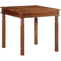 vidaXL Esstisch Esstisch 80x80x77 cm Massivholz (1-St)
