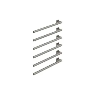 Dornbracht Handtuchwärmer, 6-fach 83306980-19 SERIENSPEZIFISCH Wandmontage, Dark Chrome