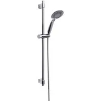WENKO Stangenbrause-Set Young, Chrom, Länge Stange: 66 cm